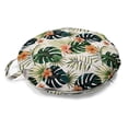 thumbnail image 1 of Hibiscus Round Floor Cushion with Handle, Tropical Flowers in Real Life Tones, Decorative Pillow for Living Room & Dorms, 18" Round, Multicolor, by Ambesonne, 1 of 4