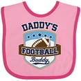 thumbnail image 3 of Inktastic Daddy Football Buddy Boys or Girls Baby Bib, 3 of 4