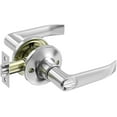thumbnail image 3 of Ensemble de Poignées de Porte Rondes, Levier de Porte de Confidentialité, Serrure d'Entrée de Poignée de Porte, pour Portes Extérieures et avant, Poignée de Porte à Levier, Serrures pour Entrée de Salle de Bain, Argent, 3 of 5