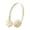 Pearl White, variant on SENHAWK Retro Bluetooth Headphones, 49g Ultra Lightweight Wireless On-Ear Headset with Mic, Bluetooth 5.3 Stereo Sound Adjustable Headband, Fashion Accessory Compatible with Most Bluetooth Devices