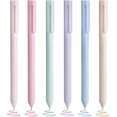 thumbnail image 1 of ORUYROP Stylos Gel Rétractables avec Clip, Pointe Fine, 0,5mm, Couleurs d'Encre Assorties, Lot de 6, 1 of 7
