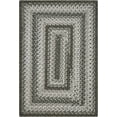thumbnail image 5 of Homespice Graphite Washable 6x9' Rug for Living Room, Bedroom Rug and Dining Room, Indoor-Outdoor Patio Rug Pet Friendly. Decor Style- Farmhouse Rug, Rustic, Country, Gray Braided Rug, 5 of 9