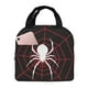 thumbnail image 1 of Easygdp Spider On The Web Bolsa Térmica Premium - Tela Oxford Impermeable, Gran Capacidad, Bolsillo Frontal, Unisex para Trabajo, Escuela, Actividades al Aire Libre y Picnics, 1 of 8
