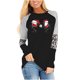 thumbnail image 2 of Pntutb Blusa de manga larga con estampado de moda para mujer Blusa de cuello redondo con rayas Casual tops PNTUTB Pntutb-2548, 2 of 5