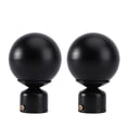 thumbnail image 1 of Miangastore 2 Pcs Embout Décoratif pour Tringle à Rideaux Bouchon de Tête de Tringle à Rideaux Décoration de Tringle à Rideaux de Fenêtre, 1 of 9