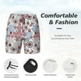 thumbnail image 3 of Fotbe Abstract Floral Traje de Baño para Hombre – Shorts de Natación de Secado Rápido con Forro y Bolsillos-X-Large, 3 of 6