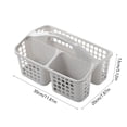 thumbnail image 3 of IMossad Plastic Portable Bath Storage Basket – Bathroom Organizer for Toiletries and Sundries, 3 of 6