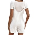 thumbnail image 5 of Taqqpue Women's Maternity Overalls Shorts Pregnancy Casual Solid Color Sleeveless Jumpsuits Romper with Pocket, 5 of 9