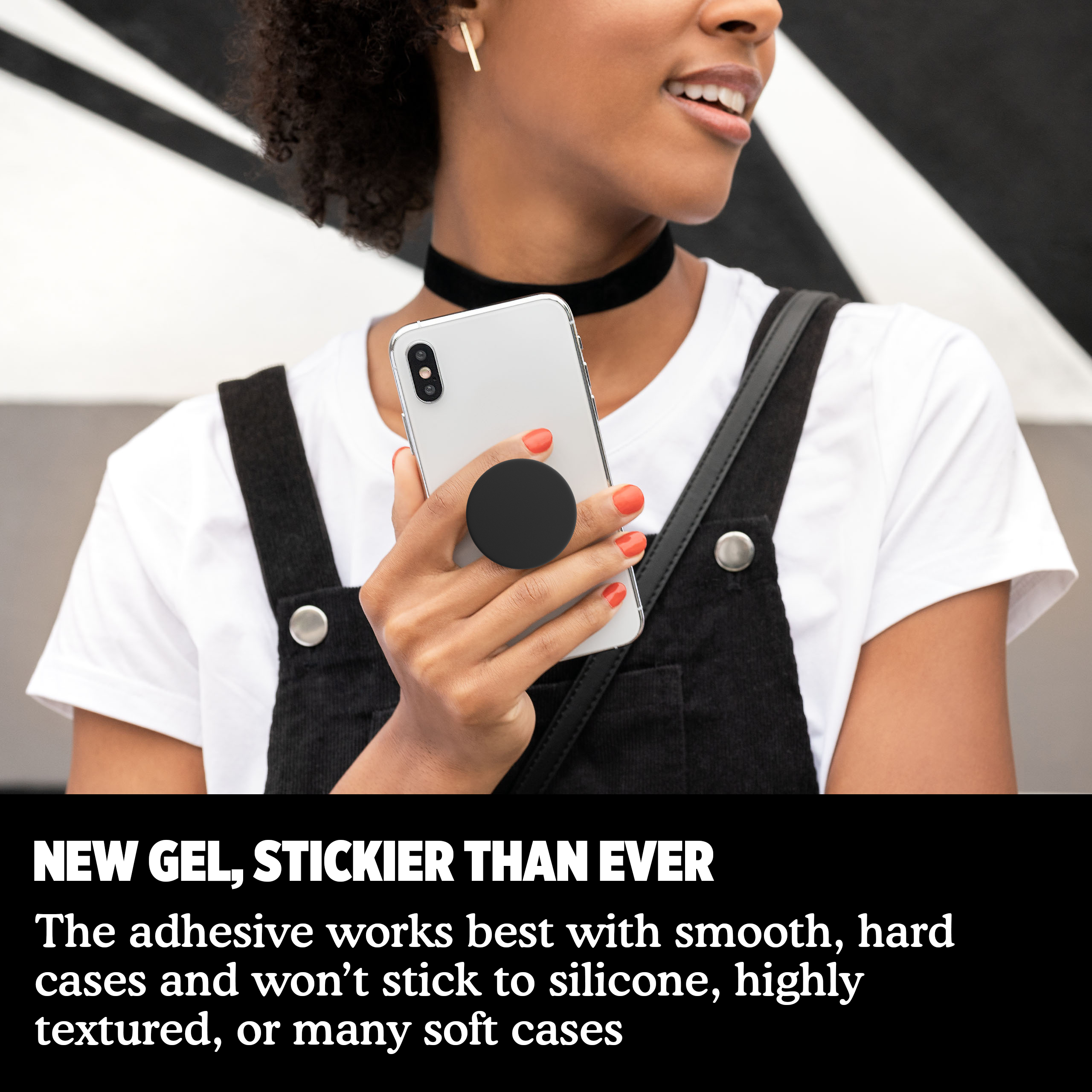 PopSockets PopGrip Phone Grip with Swappable Top, Pink photo 5