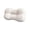 White, variant on HWRETIE Office Nap Pillow Memory Foam Lumbar Support Cushion Washable Cover Ergonomic Chair Pad for Back Stomach Sleepers