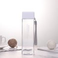 thumbnail image 2 of Wosthever Botella de agua Botellas simples de té y café Cuadrado a prueba de fugas 450ml Taza deportiva al aire libre Hervidor de agua para Teteras Verde mate, 2 of 6