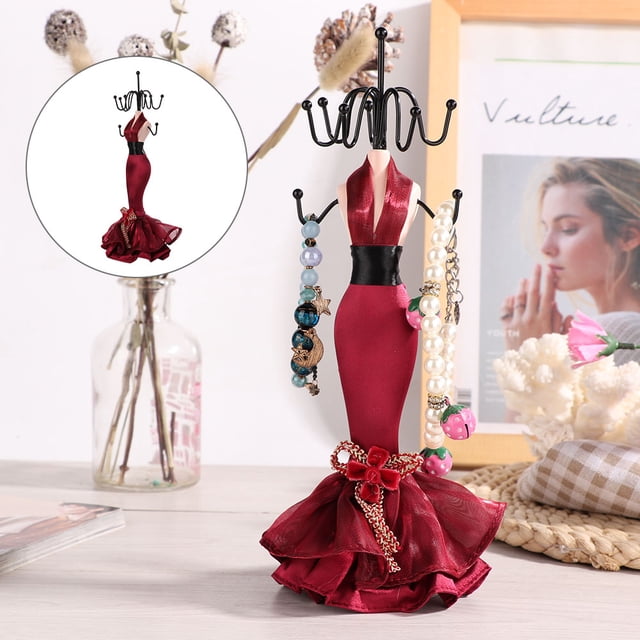 Soporte De Exhibición Para Collares, Soporte Para Pulseras, Exhibición De Joyas, Estante De Almacenamiento De Escritorio Duradero Para Joyerías, Hogar, Boutiques Para Mujeres