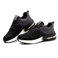 thumbnail image 3 of Zapatos De Trabajo Zapatos de trabajo unisex Zapatillas deportivas transpirables con punta de acero (42 Black Grey) Sywqhk Para Estrenar, 3 of 9