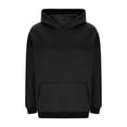 thumbnail image 5 of Plain Hoodies Womens, Girls Sweatshirts and Hoodie Longline Sweatshirt Women Lightweight Pullover Long Sleeve Tops with Pockets for Gym, Yoga, Workout, Running, Dailywear Leisure, 5 of 6