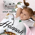 thumbnail image 2 of KAINSY Personalized Name Toddler Nap Mat with Blanket and Pillow Case, Soft and Cozy for Preschool, Children Daycare, Custom Owl Theme Kids Sleeping Bag for Boys and Girls, 2 of 8