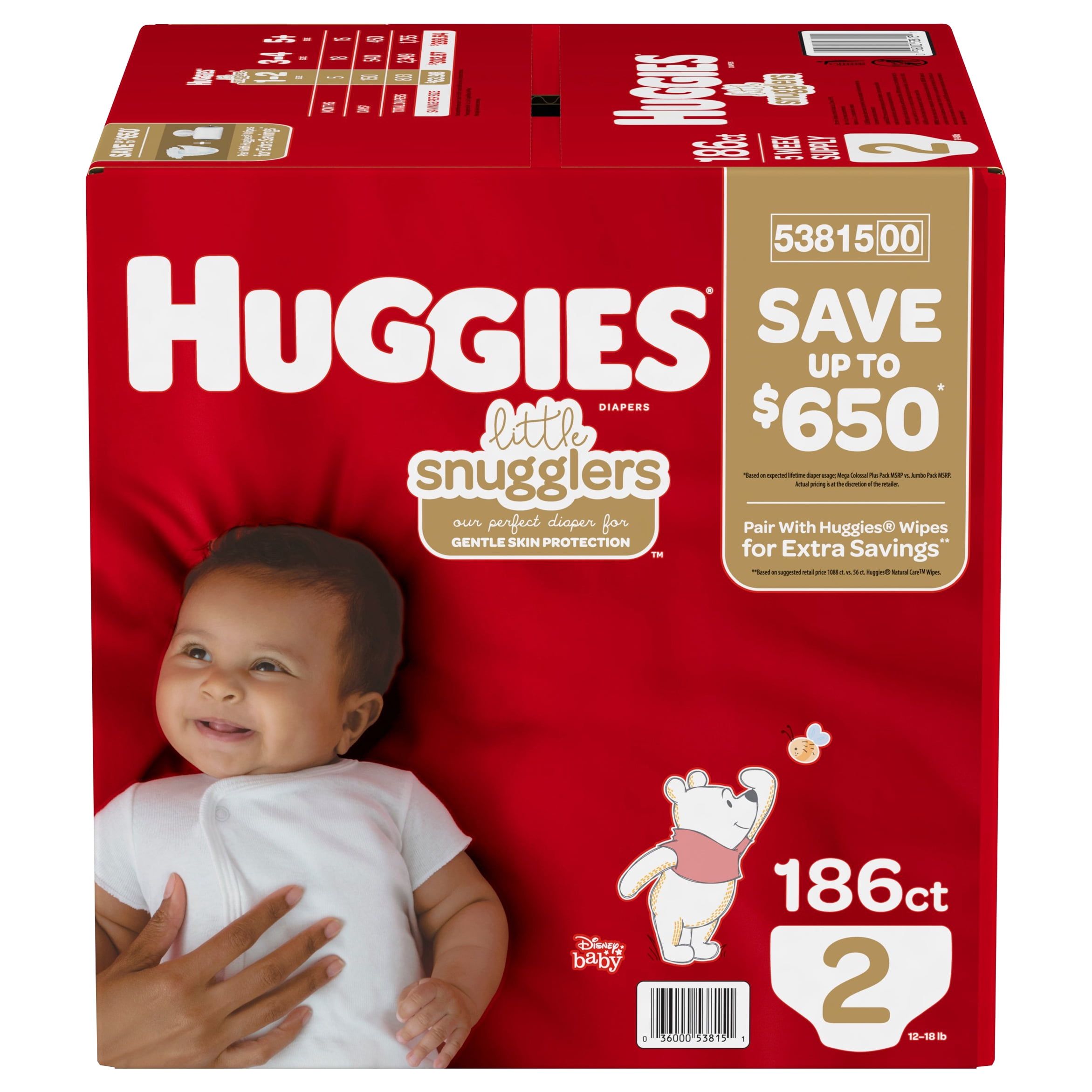 Huggies Little Movers Diaper Pants for boys size 5 38 count total PACK of 2 
