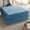 Blue, variant on High Density Foam Floor Pillow 2 Sets, Large Meditation Cushions Seating for Adults and Yoga Sitting, 5" Thick Washable Couch Cushion with Soft Tufted Covers - 22 Inch Grey