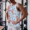 thumbnail image 5 of Salouo Lobsters for Men's Tank Tops,Sleeveless Muscle Shirts for Men Quick Dry Workout Tank Top Gym Muscle Tee Fitness Bodybuilding Sleeveless T Shirt-4X-Large, 5 of 7