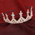 thumbnail image 2 of Decorative Wedding Party Accessory, Ideal for Cake Topping or Hair Adornment Gift Birthday Cake Crown, 2 of 8