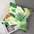 thumbnail image 7 of Acheng Palm Leaves with Lush Branches and Leaves Tropical Jungle Palm Leaves Short Plush Pillowcase Set of 2 White, 7 of 7