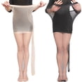 thumbnail image 1 of Bragas de seda anti-gancho de cintura baja delgadas y gruesas de 2 secciones, 1 of 5