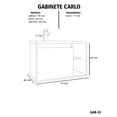 thumbnail image 5 of Gabinete De Baño CARLO Con Lavabo Y Llave Minimalista, 5 of 5