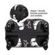 thumbnail image 2 of Fotbe Floral Cow Silhouette Funda Protectora para Equipaje, Antirrayones y Resistente a la Suciedad, Compatible con Maletas de 18 a 32 Pulgadas-Large, 2 of 7