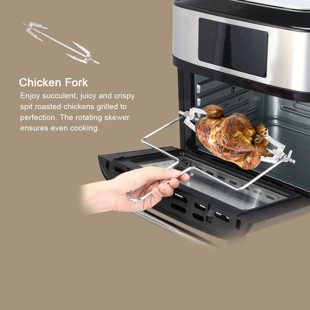 Lowestbest Electric Hot Air Fryers Oven, Air Fryer Oil-Free, 1800W 16L Air Deep Fryer, 8 Presets Electric Air Fryer, Oilless Cooker for Roasting, LED Touch Screen Control, Black Lowestbest Electric Hot Air Fryers Oven, Air Fryer Oil-Free, 1800W 16L Air Deep Fryer, 8 Presets Electric Air Fryer, Oilless Cooker for Roasting, LED Touch Screen Control, Black