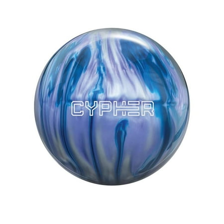 Track Professionally Drilled Cypher Pearl Bowling Ball - Blue/Amethyst/Silver 12lbs