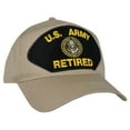 thumbnail image 3 of Men's High Profile U.S. Army Retired Veteran Khaki Hat, 3 of 3