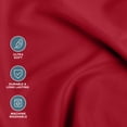 thumbnail image 5 of Bare Home 5-Piece Bed-in-a-Bag - Twin, Red with Red Sheet Set, 5 of 9