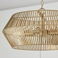thumbnail image 7 of Capital Lighting 330341 Kaiya 4 Light 22" Wide Cage Pendant - Black, 7 of 7