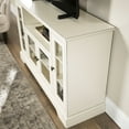 thumbnail image 3 of Highboy-Style Wood Media Storage Antique White TV Stand by Manor Park, 3 of 12
