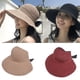 thumbnail image 2 of Sombrero de algodón Soidarity para Mujer plegable viaje verano ladrillo rojo Tipo de malla, 2 of 6