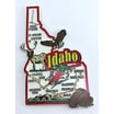 Mississippi State Map & Landmarks Collage Magnet – Souvenir & Collector's Gift From MS
