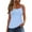Blue, variant on Ltctricy Camisole Tops for Women Summer Spaghetti Strap Scoop Neck Striped Slim Tank Tops Soft Casual Sleeveless T Shirts
