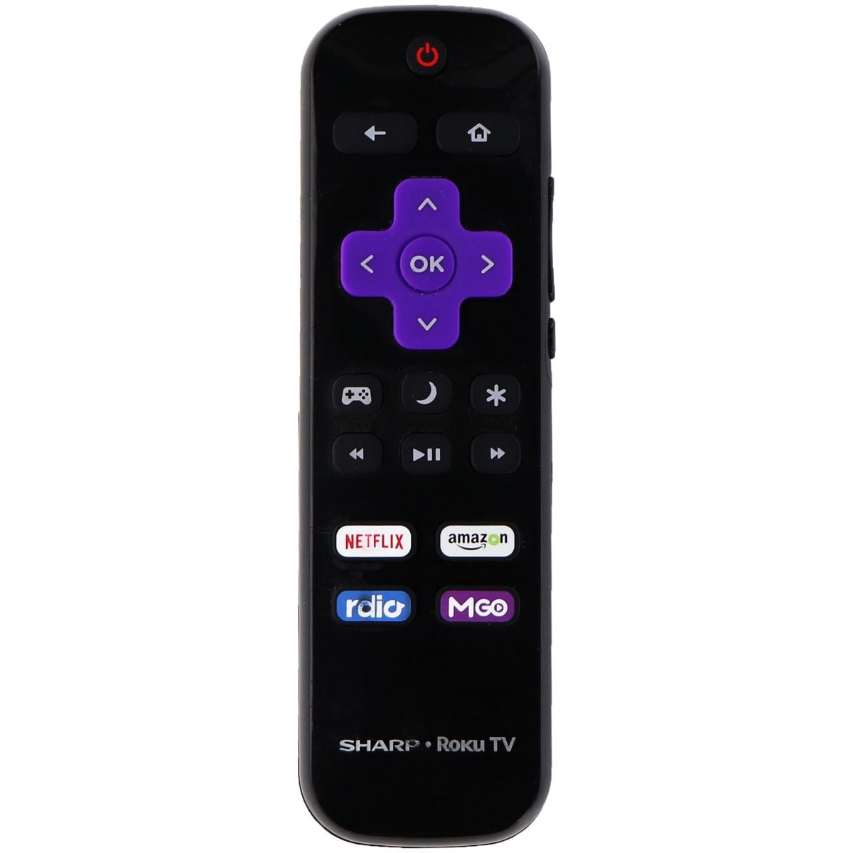 Sharp TV Remote LCRCRUS16 Netflix/Amazon/Rdio/MGo Buttons for Sharp