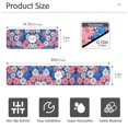 thumbnail image 3 of Yayeee Faucet Mat for Kitchen Sink 14.7" Diatomite Long Splash Guard Pad, Pink Flowers Pattern, 3 of 7