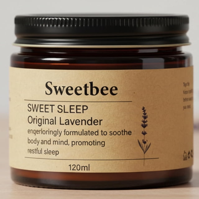 Crema de manteca de magnesio SweetBee de EYUTRD, 120 ml
