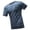 Navy, variant on Mens Graphic T-shirts Short Sleeve Crewneck Camo Tee Outdoor Hiking Breathable Stretch Summer Top Navy M