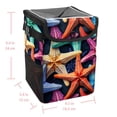 thumbnail image 5 of Starfish Mini Trash Can for Car: Foldable, with Lid, Leak-Proof, and Hanging Storage Bag, 5 of 6