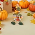 thumbnail image 3 of 2 figuras de gnomos pequeños: gnomos de Acción de Gracias - Decoraciones otoñales únicas para centros de mesa y el Festival de la Cosecha, 3 of 6