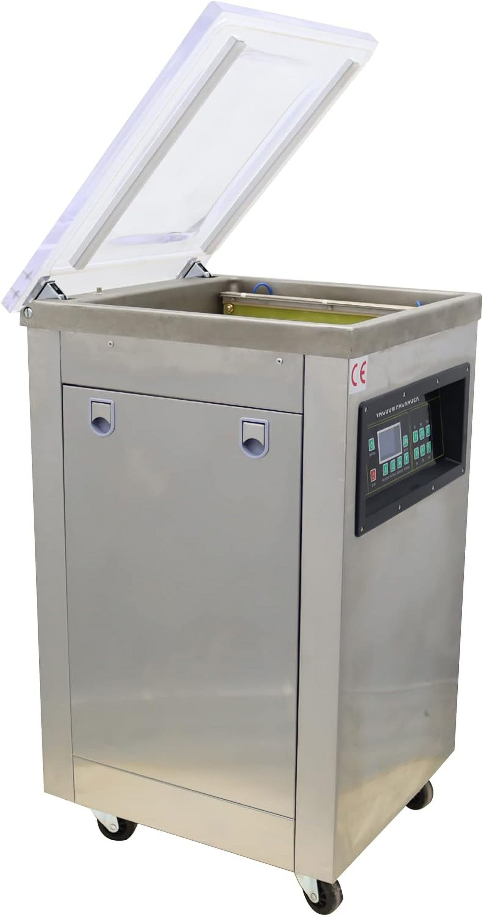 EQCOTWEA Single Chamber Vacuum Packaging Machine Digital Display Sealers Sealing Length 15.7"
