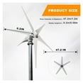 thumbnail image 4 of Wind Turbine 200W 12 24V 48V Automatic Frequency Conversion Waterproof Household Wind Turbine High Conversion Rate ,Widely Use, 4 of 5