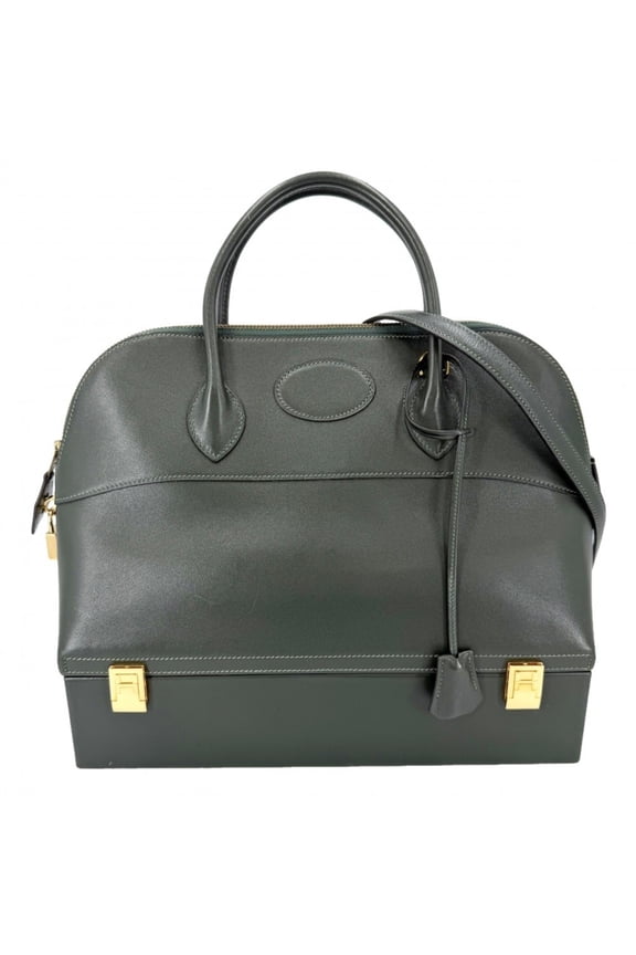 Pre-Owned Hermes Women's Macpherson Handbag Shoulder Bag Crossbody HERMES U Stamp Leather...