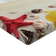 thumbnail image 2 of Ambesonne Beach Fitted Sheet, Sea Shells on Sandy Coast, Twin XL Size, Multicolor, 2 of 3