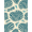 Blue, Pattern 12, variant on ODIKA 4'x6' Machine Washable Non-Slip Area Rug, Geometric Black High Traffic Rug, Black, 1131604