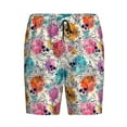 thumbnail image 4 of Gaeub Skulls and Roses Printed Men's Short Pajama Pants, Lightweight Lounge & Sleep Bottoms Keep You Cool - X-Large, 4 of 9
