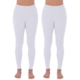 thumbnail image 1 of Microgofres Fruit of the Loom con fondo térmico para mujer, color blanco, talla XS, 1 of 3