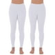 thumbnail image 1 of Microgofres Fruit of the Loom con fondo térmico para mujer, color blanco, talla XS, 1 of 3